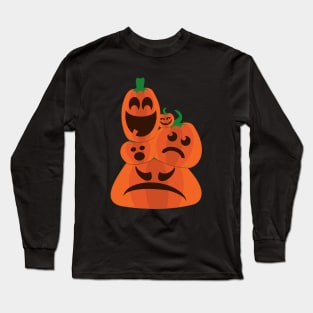 Stacked Pumpkins Long Sleeve T-Shirt